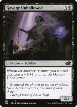 Gavony Unhallowed (J22-417) - Jumpstart 2022