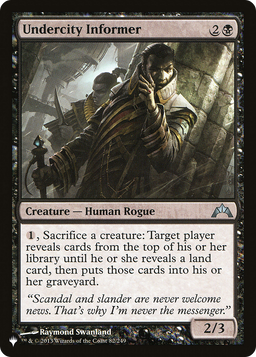 Undercity Informer (LIST-82/249) - The List