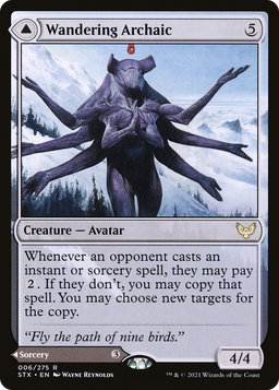 Wandering Archaic (STX-006) - Strixhaven: School of Mages Foil