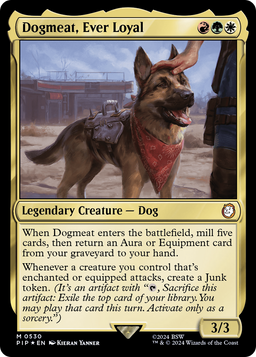 Dogmeat, Ever Loyal (Surge Foil) (PIP-530) - Fallout Foil