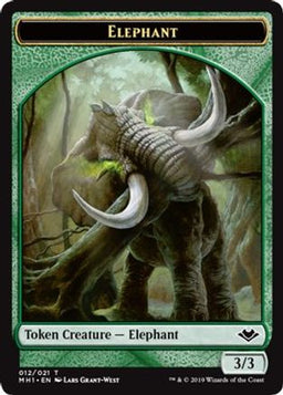 Elephant // Spirit Double-Sided Token (MH1-12 // 16) - Modern Horizons
