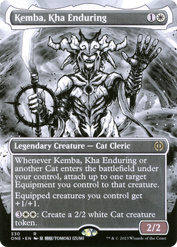 Kemba, Kha Enduring (Borderless) (ONE-330) - Phyrexia: All Will Be One: (Showcase)