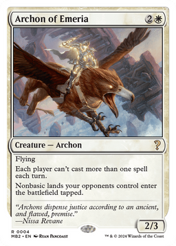 Archon of Emeria (White Border) (MB2-004) - Mystery Booster 2