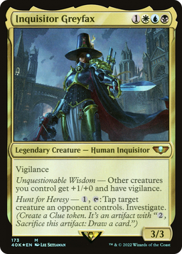 Inquisitor Greyfax (40K-173) - Warhammer 40,000 Commander Foil