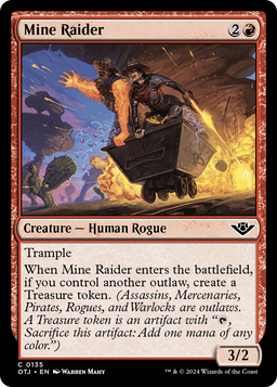 Mine Raider (OTJ-135) - Outlaws of Thunder Junction Foil