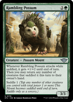 Rambling Possum (OTJ-176) - Outlaws of Thunder Junction Foil