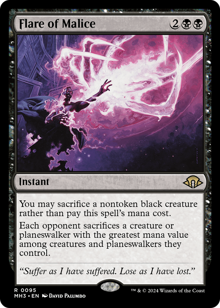 Flare of Malice (MH3-095) - Modern Horizons 3 Foil