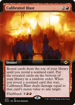 Calibrated Blast (Extended Art) (MH2-456) - Modern Horizons 2: (Extended Art)