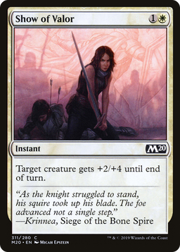 Show of Valor (M20-311) - Core Set 2020