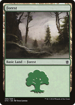 Forest (268) (KTK-268) - Khans of Tarkir