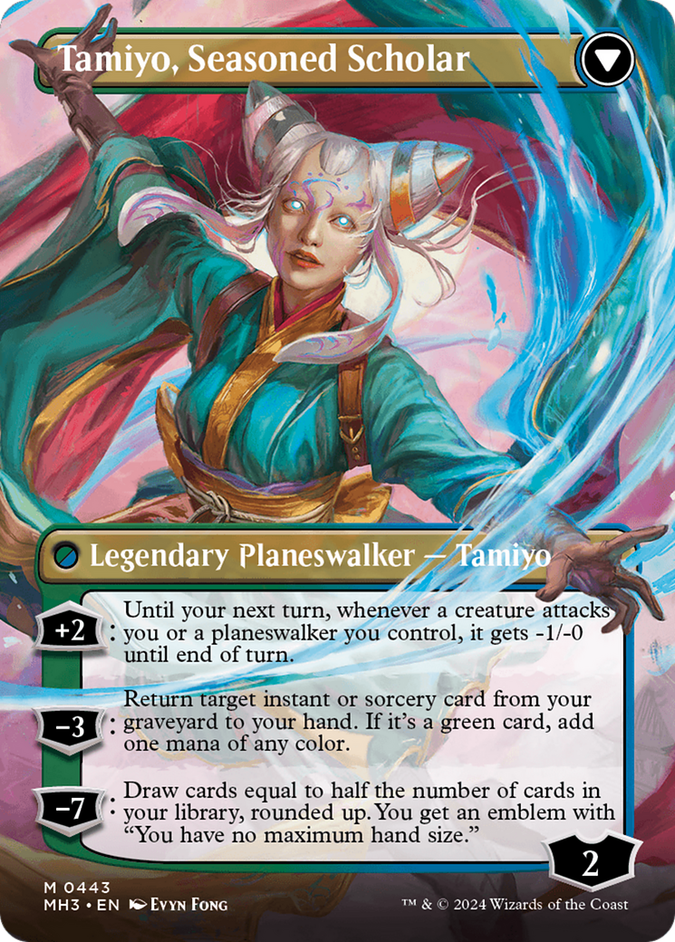 Tamiyo, Inquisitive Student (Borderless) (MH3-443) - Modern Horizons 3