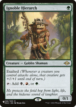 Ignoble Hierarch (LIST-166/303) - The List