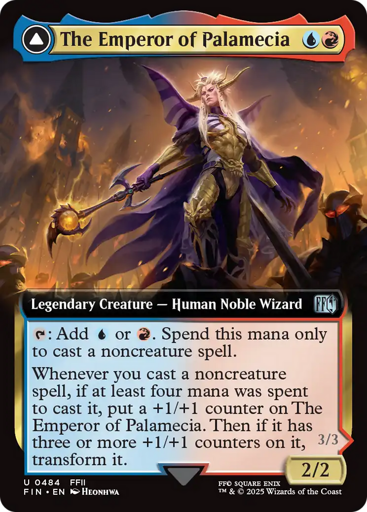 The Emperor of Palamecia (Extended Art) (FIN-484) - FINAL FANTASY: (Extended Art) Foil