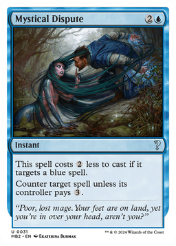 Mystical Dispute (White Border) (MB2-031) - Mystery Booster 2