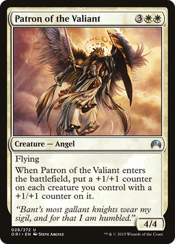 Patron of the Valiant (ORI-028) - Magic Origins Foil