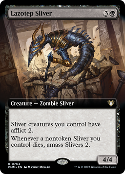 Lazotep Sliver (Extended Art) (CMM-764) - Commander Masters: (Extended Art)