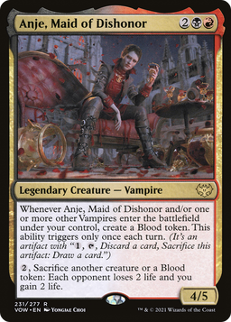 Anje, Maid of Dishonor (VOW-231) - Innistrad: Crimson Vow Foil
