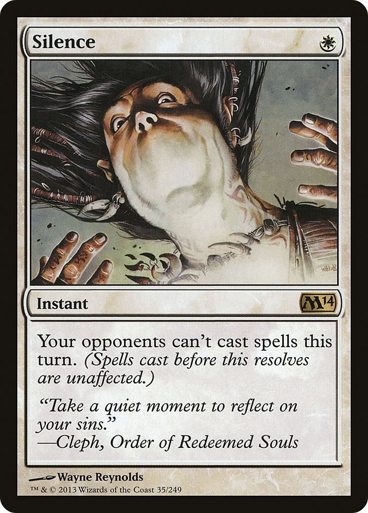 Silence (M14-035) - Magic 2014 Foil