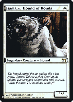 Isamaru, Hound of Konda (LIST-019) - The List Foil