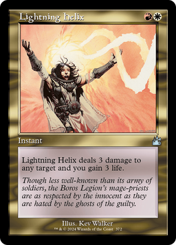 Lightning Helix (Retro Frame) (RVR-372) - Ravnica Remastered Foil