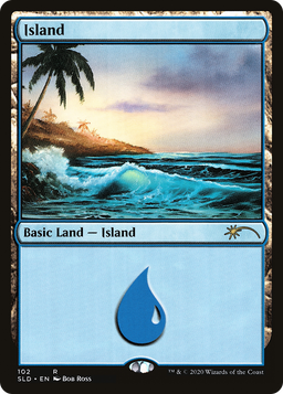 Island (102) (Bob Ross) (SLD-102) - Secret Lair Drop