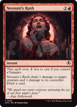 Neonate's Rush (INR-166) - Innistrad Remastered Foil