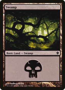 Swamp (348) (C13-348) - Commander 2013