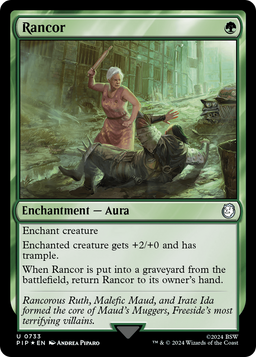 Rancor (Surge Foil) (PIP-733) - Fallout Foil