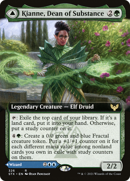 Kianne, Dean of Substance (Extended Art) (STX-326) - Strixhaven: School of Mages: (Extended Art) Foil