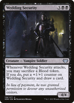 Wedding Security (VOW-138) - Innistrad: Crimson Vow Foil
