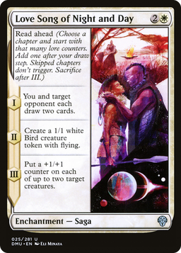 Love Song of Night and Day (DMU-025) - Dominaria United Foil