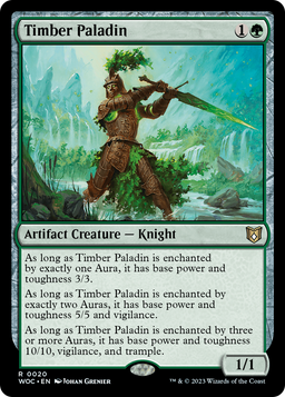 Timber Paladin (WOC-020) - Wilds of Eldraine Commander