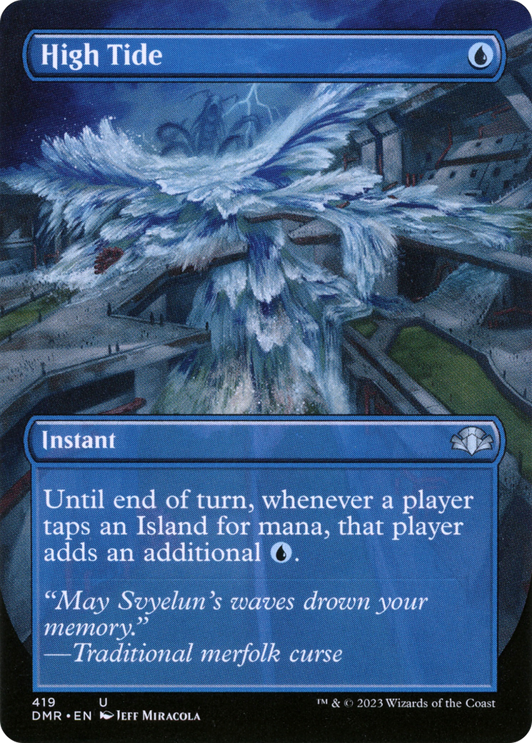 High Tide (Borderless) (DMR-419) - Dominaria Remastered