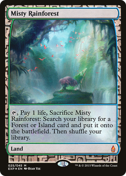 Misty Rainforest (EXP-025) - Zendikar Expeditions Foil