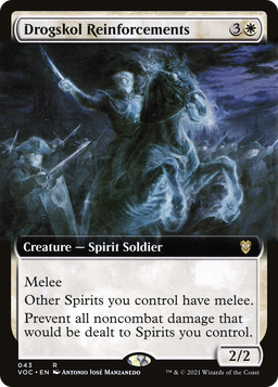Drogskol Reinforcements (Extended Art) (VOC-043) - Crimson Vow Commander: (Extended Art)