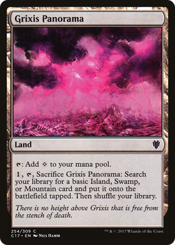 Grixis Panorama (C17-254) - Commander 2017