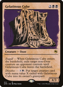 Gelatinous Cube (Showcase) (AFR-313) - Adventures in the Forgotten Realms: (Showcase) Foil