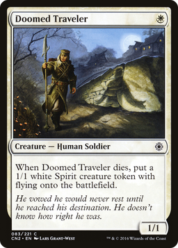 Doomed Traveler (CN2-083) - Conspiracy: Take the Crown Foil
