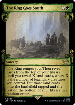 The Ring Goes South (Showcase Scrolls) (LTR-637) - The Lord of the Rings: Tales of Middle-earth: (Showcase)