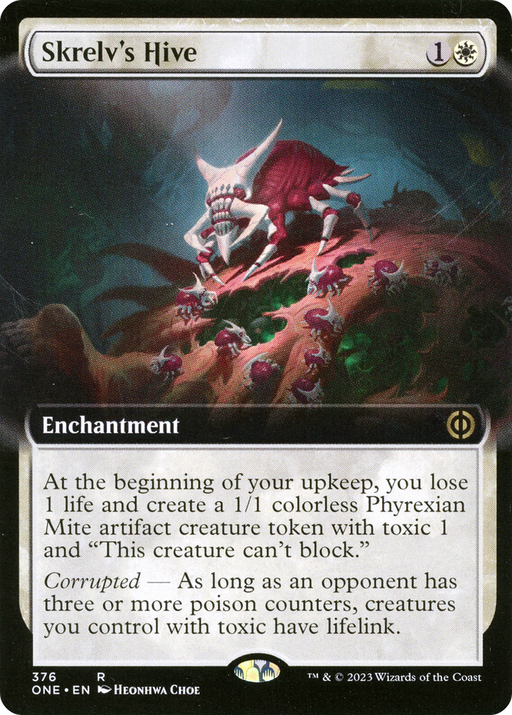 Skrelv's Hive (Extended Art) (ONE-376) - Phyrexia: All Will Be One: (Extended Art) Foil