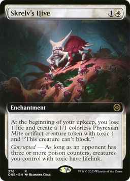 Skrelv's Hive (Extended Art) (ONE-376) - Phyrexia: All Will Be One: (Extended Art) Foil