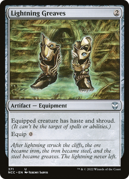 Lightning Greaves (NCC-371) - New Capenna Commander