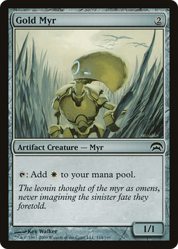 Gold Myr (HOP-114) - Planechase