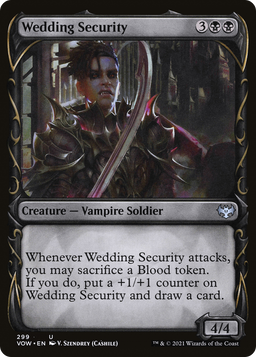 Wedding Security (Showcase) (VOW-299) - Innistrad: Crimson Vow: (Showcase) Foil
