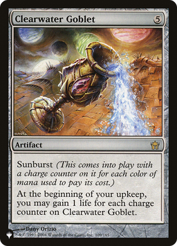 Clearwater Goblet (LIST-109/165) - The List