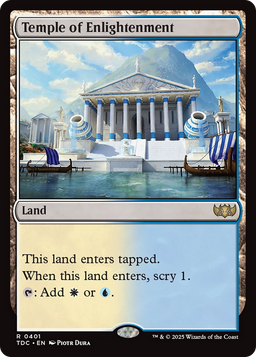 Temple of Enlightenment (TDC-401) - Commander: Tarkir: Dragonstorm