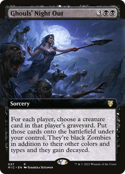 Ghouls' Night Out (Extended Art) (MIC-057) - Midnight Hunt Commander: (Extended Art)