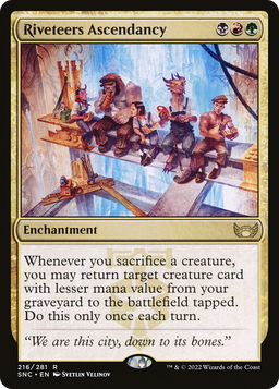Riveteers Ascendancy (SNC-216) - Streets of New Capenna Foil