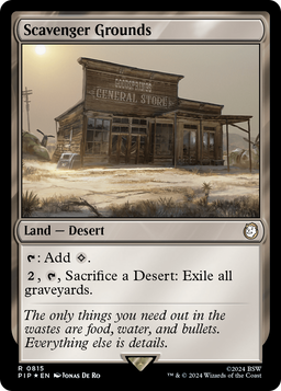 Scavenger Grounds (Surge Foil) (PIP-815) - Fallout Foil