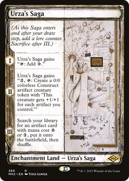 Urza's Saga (Showcase) (MH2-380) - Modern Horizons 2: (Showcase) Foil